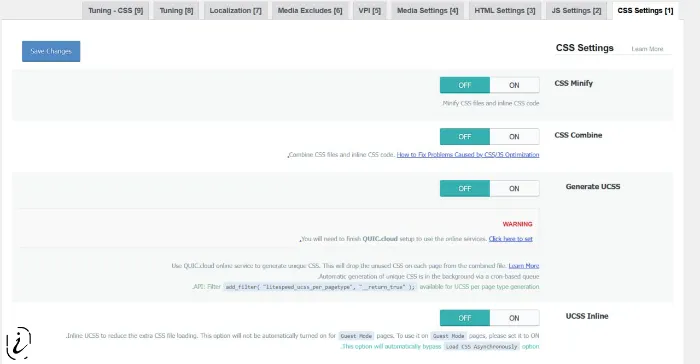 css-settings