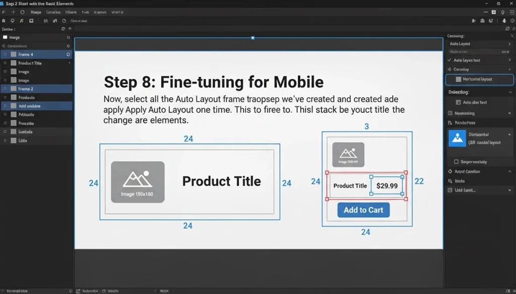 طراحی کارت محصول با Auto Layout